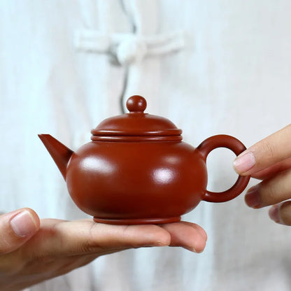 130ml Yixing Purple Clay Teapots Famous Handmade Dahongpao Tea Pot Beauty Kettle Chinese Zisha Teaware Tea Set Gifts Customized