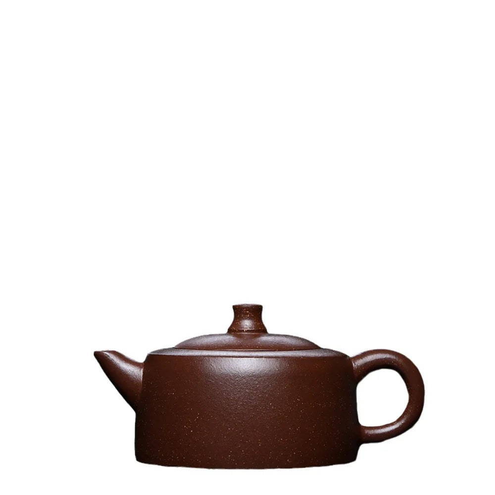 130ml Yixing Small Capacity Purple Clay Teapots Famous Artists Handmade Tea Pot Raw Ore Black Mud Kettle Chinese Zisha Tea Set