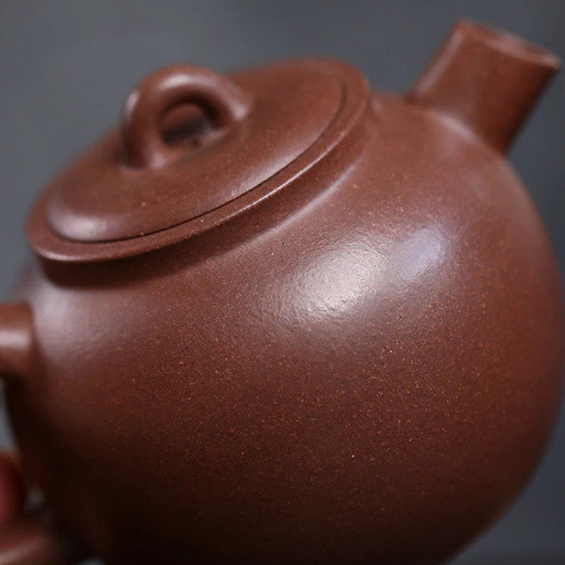 130ml Yixing Small Capacity Purple Clay Teapots Handmade Tea Pot Raw Ore Beauty Kettle Chinese High-end Zisha Tea Set Collection