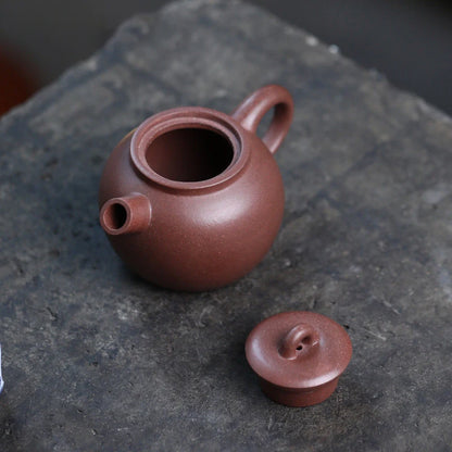130ml Yixing Small Capacity Purple Clay Teapots Handmade Tea Pot Raw Ore Beauty Kettle Chinese High-end Zisha Tea Set Collection