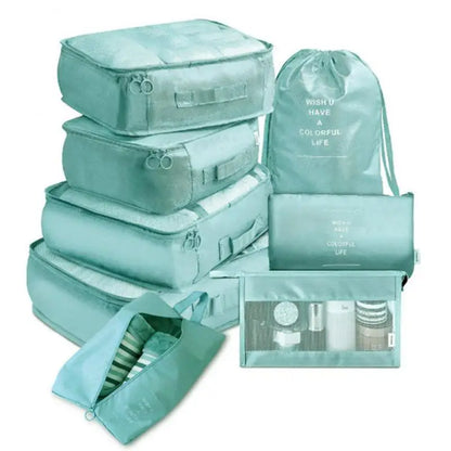 14/8/6Pcs Travel Organizer Set Clothe Shoe Tidy Pouch Wardrobe Suitcase Packing Set Storage Cases Portable Luggage Organizer