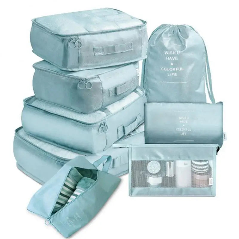 14/8/6Pcs Travel Organizer Set Clothe Shoe Tidy Pouch Wardrobe Suitcase Packing Set Storage Cases Portable Luggage Organizer
