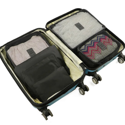 14/8/6Pcs Travel Organizer Set Clothe Shoe Tidy Pouch Wardrobe Suitcase Packing Set Storage Cases Portable Luggage Organizer