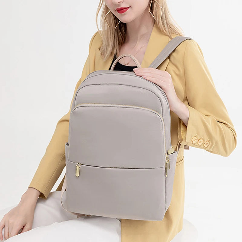 14 Inch Laptop Backpack Oxford Lady Travel Casual Street Bags Women College Student Schoolbag Waterproof Business Backpacks Bag