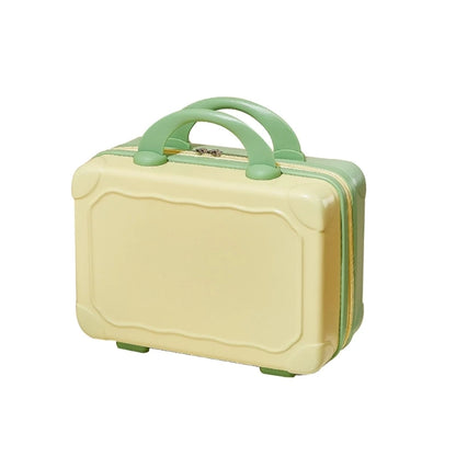 14 Inch Mini Hand Travel Luggage Cosmetic Bag Portable Carrying Bag Suitcase Makeup Bag for Women Girls