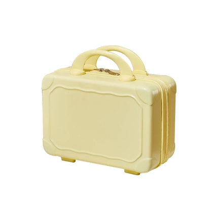14 Inch Mini Hand Travel Luggage Cosmetic Bag Portable Carrying Bag Suitcase Makeup Bag for Women Girls