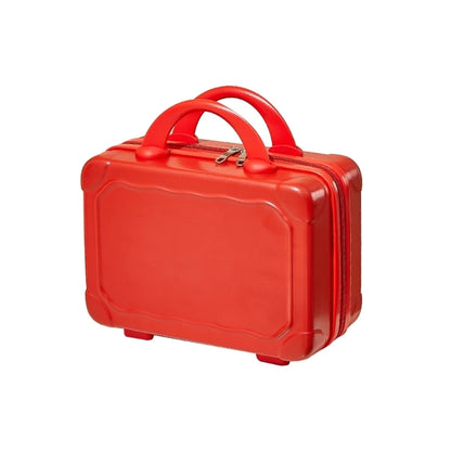 14 Inch Mini Hand Travel Luggage Cosmetic Bag Portable Carrying Bag Suitcase Makeup Bag for Women Girls