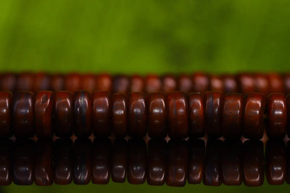 14"Tibetan Temple Collection Old Red medicine beads Gabala Buddha beads Necklace Amulet Pendant artifact Town House Exorcism