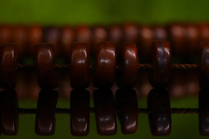 14"Tibetan Temple Collection Old Red medicine beads Gabala Buddha beads Necklace Amulet Pendant artifact Town House Exorcism