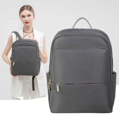 14 inch Laptop Backpack Oxford Ladies Travel Bag Female Bagpack Women College Student Schoolbag Large Capacity Business Backpack