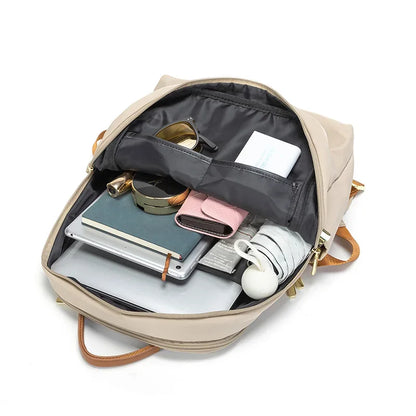 14 inch Laptop Backpack Oxford Ladies Travel Bag Female Bagpack Women College Student Schoolbag Large Capacity Business Backpack