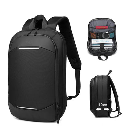 14-inch Simple Business Backpack Lightweight Casual Expandable School Students Bag Hot Backpack Thin Section Laptop Bag Unisex
