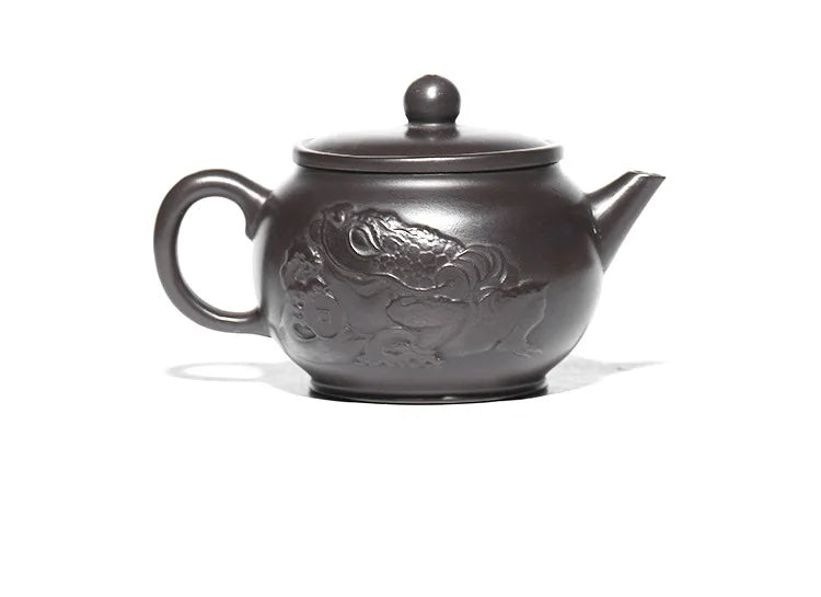 140cc Master Handmade Yixing Purple Clay Tea Pot Authentic Beauty Pot Raw Ore Zisha Puer Tea Infuser Customized Teaware