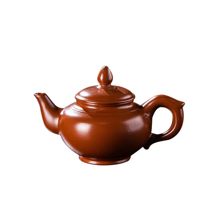 140cc Purple Clay Teapot Zhu Mud Small Capacity Tea Pot Chinese Tea Ceremony Accessories Customized Home Tea Set Decoration