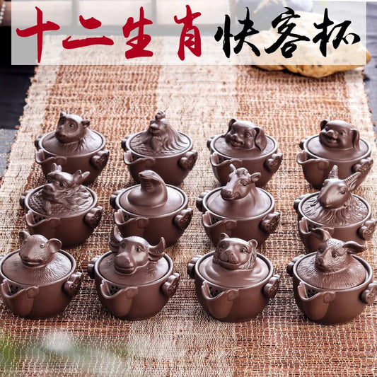 140cc Yixing Chinese Style Tea Pot Purple Clay Filter Teapots Beauty Kettle Famous Raw Ore Household Handmade Zisha Tea Set