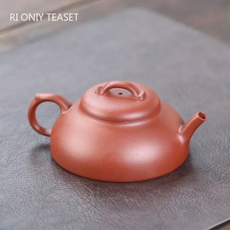 140ml Authentic Chinese Yixing Purple Clay Teapots Household Beauty Kettle Famous Artists Handmade Tea Pot Raw Ore Zisha Tea Set