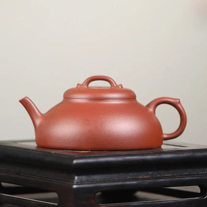 140ml Authentic Chinese Yixing Purple Clay Teapots Household Beauty Kettle Famous Artists Handmade Tea Pot Raw Ore Zisha Tea Set