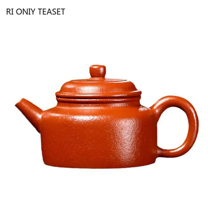140ml Authentic Yixing Raw Ore Purple Clay Teapots Famous Artists Handmade Tea Pot Beauty Kettle Chinese Zisha Tea Set Teaware