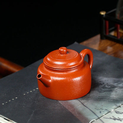 140ml Authentic Yixing Raw Ore Purple Clay Teapots Famous Artists Handmade Tea Pot Beauty Kettle Chinese Zisha Tea Set Teaware