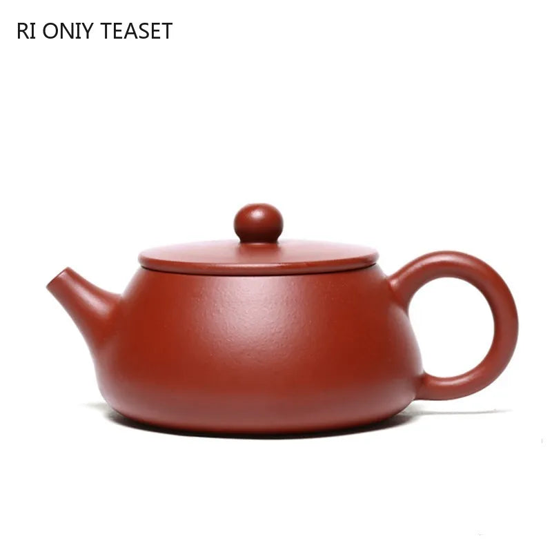 140ml Chinese Yixing Famous Purple Clay Teapots Handmade Ball Hole Filter Stone Scoop Tea Pot Beauty Kettle Zisha Tea Set