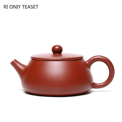 140ml Chinese Yixing Famous Purple Clay Teapots Handmade Ball Hole Filter Stone Scoop Tea Pot Beauty Kettle Zisha Tea Set