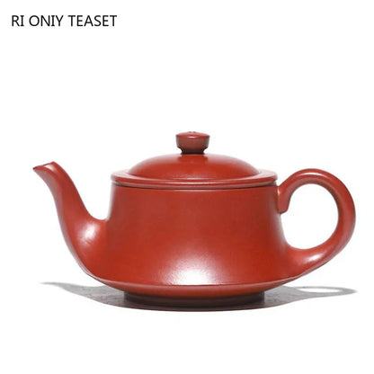 140ml Chinese Yixing Purple Clay Teapots Famous Artists Handmade Tea Pot Raw Ore Dahongpao Mud Beauty Kettle Zisha Tea Set