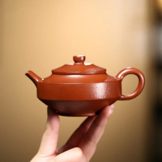 140ml Chinese Yixing Purple Clay Teapots Famous Artists Handmade Tea Pot Raw Ore Zhu Mud Beauty Kettle  Zisha Tea Set