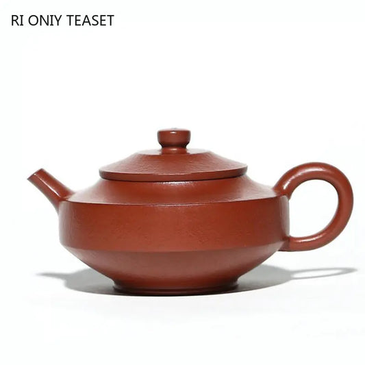 140ml Chinese Yixing Purple Clay Teapots Famous Artists Handmade Tea Pot Raw Ore Zhu Mud Beauty Kettle Authentic Zisha Tea Set