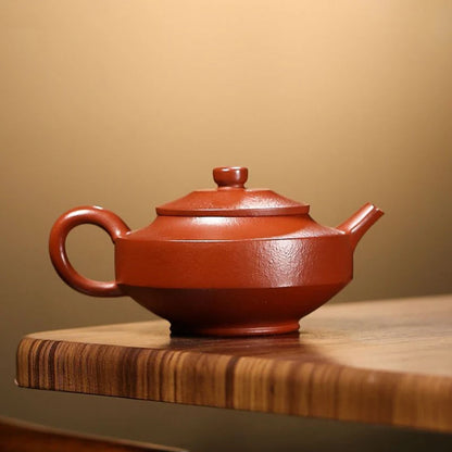 140ml Chinese Yixing Purple Clay Teapots Famous Artists Handmade Tea Pot Raw Ore Zhu Mud Beauty Kettle  Zisha Tea Set
