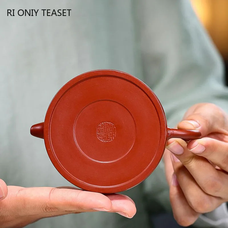 140ml Chinese Yixing Purple Clay Teapots Raw Ore Dahongpao Handmade Tea Pot Beauty Kettle Authentic Zisha Tea Set Teaware