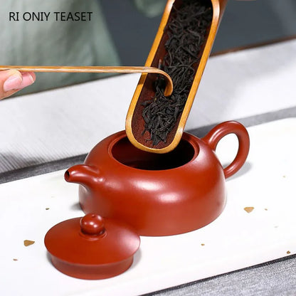 140ml Chinese Yixing Purple Clay Teapots Raw Ore Dahongpao Handmade Tea Pot Beauty Kettle Authentic Zisha Tea Set Teaware