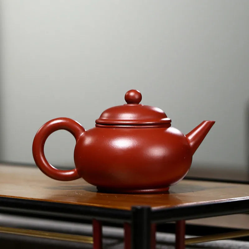 140ml Chinese Yixing Purple Clay Teapots Raw Ore Dahongpao Tea Pot Beauty Kettle Famous Handmade Zisha Tea Set Accessories