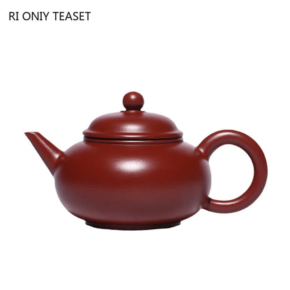 140ml Chinese Yixing Purple Clay Teapots Raw Ore Dahongpao Tea Pot Beauty Kettle Famous Handmade Zisha Tea Set Accessories