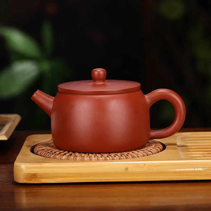 140ml Classic Yixing Purple Clay Teapots Raw Ore Dahongpao Filter Tea Pot Home Zisha Beauty Kettle Chinese Teaware Supplies