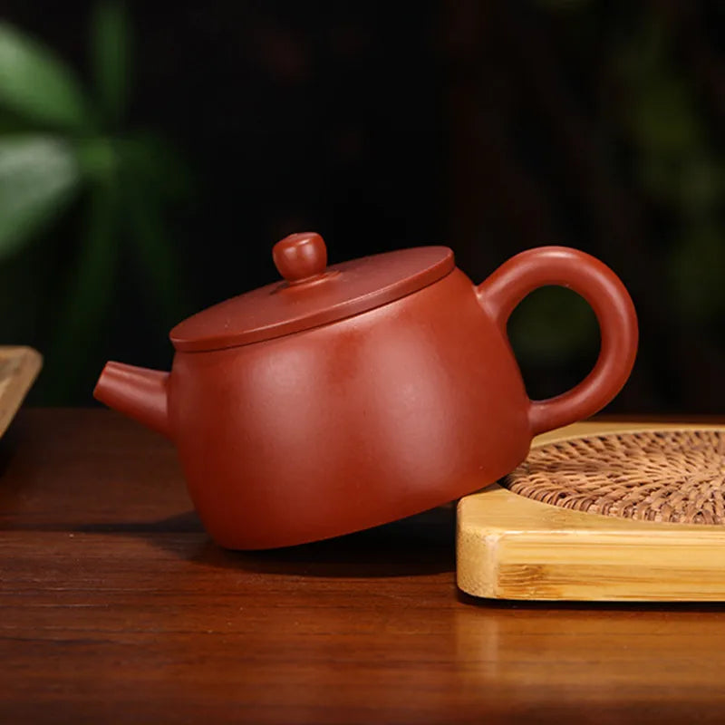 140ml Classic Yixing Purple Clay Teapots Raw Ore Dahongpao Filter Tea Pot Home Zisha Beauty Kettle Chinese Teaware Supplies
