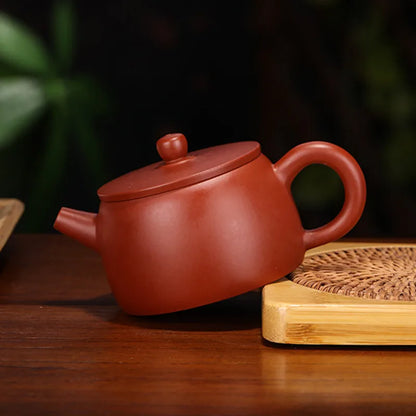 140ml Classic Yixing Purple Clay Teapots Raw Ore Dahongpao Filter Tea Pot Home Zisha Beauty Kettle Chinese Teaware Supplies