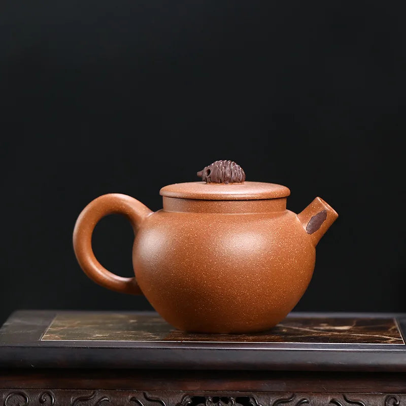 140ml High-end Yixing Purple Clay Teapots Handmade Tea Pot Raw Ore Colorful Section Mud Kettle Chinese Zisha Tea Set Customized