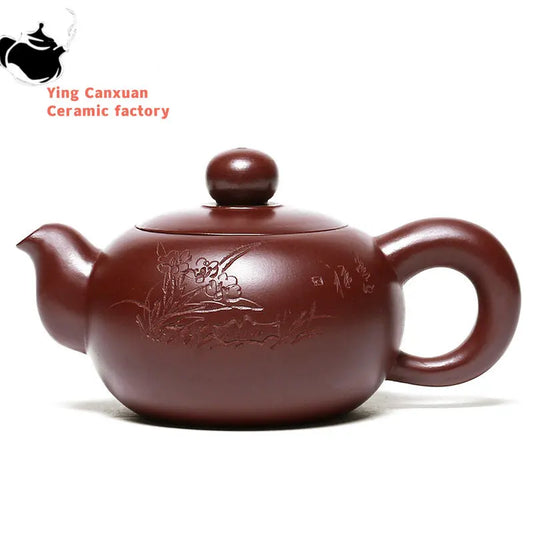 140ml Master Handmade Yixing Purple Clay Teapot Authentic Zhu Mud Filter Kettle Customized Beauty Tea Pot Zisha Tea Set Supplies