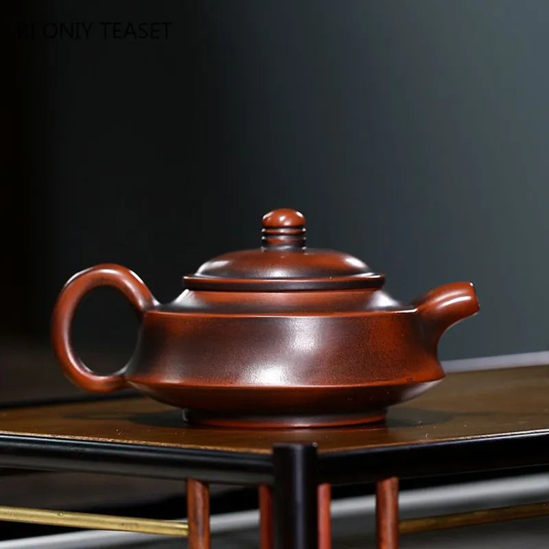140ml Traditional Yixing Purple Clay Teapots Famous Handmade Tea Pot Raw Ore Beauty Kettle Chinese Zisha Tea Set Accessories