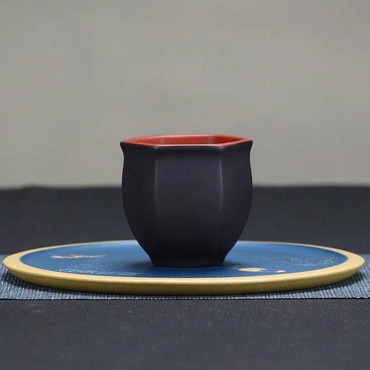 140ml YiXing Purple Clay Tea Cup China Kung Fu Tea Set Large Tea Cup Oolong Tea Pu'er Tea Tea Cup