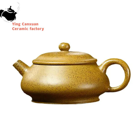 140ml Yixing High-end Purple Clay Teapot Famous Handmade Tea Pot Kettle Raw Ore High Temperature Mud Chinese Zisha Tea Set