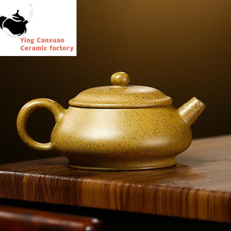 140ml Yixing High-end Purple Clay Teapot Famous Handmade Tea Pot Kettle Raw Ore High Temperature Mud Chinese Zisha Tea Set