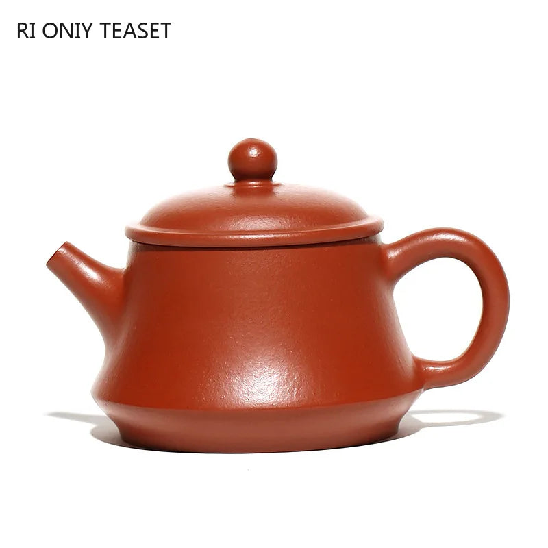 140ml Yixing Purple Clay Teapots Authentic Handmade Tea Pot Raw Ore Dahongpao Beauty Kettle Chinese Zisha Tea Set Drinkware