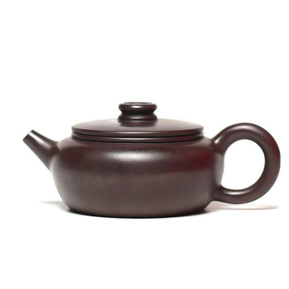 140ml Yixing Purple Clay Teapots Famous Handmade Tea Pot Raw Ore Black Zhu Mud Beauty Kettle Chinese Zisha Tea Set Teaware