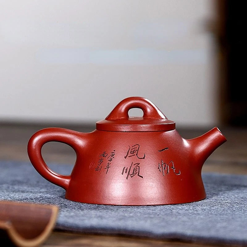 140ml Yixing Zisha Pot Tea Set Dahongpao Kung Fu Tea Set Small xi Shi Single Pot Teapot Gift