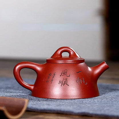 140ml Yixing Zisha Pot Tea Set Dahongpao Kung Fu Tea Set Small xi Shi Single Pot Teapot Gift