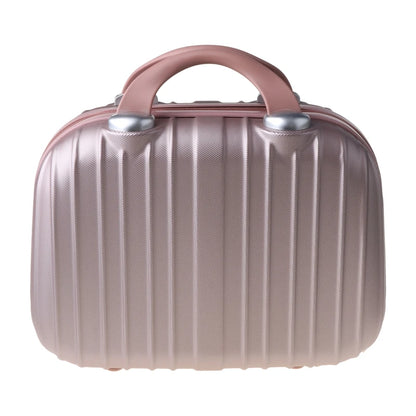 14in Cosmetic Case Luggage Small Travel Portable Pouch Carrying Box Multifunctional Suitcase for Makeup