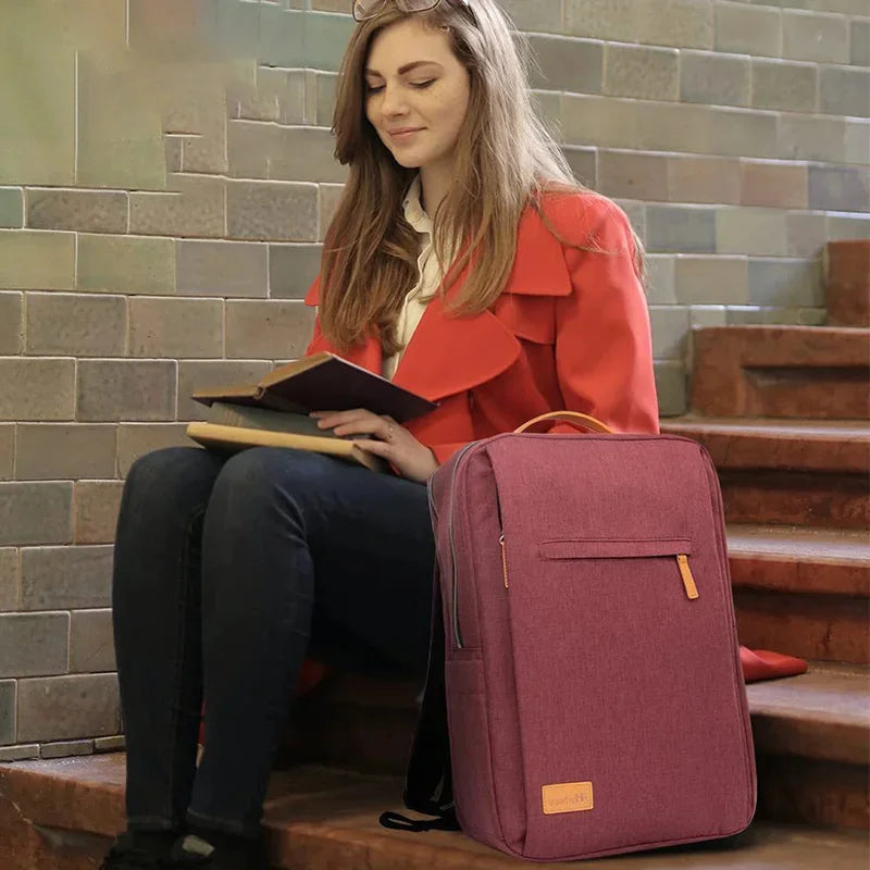 15.6 Inch Multifunctional Travel Backpack Woman Airplane Bag Notebook Bags For Women USB Charging Lightweight Laptop Bagpacks