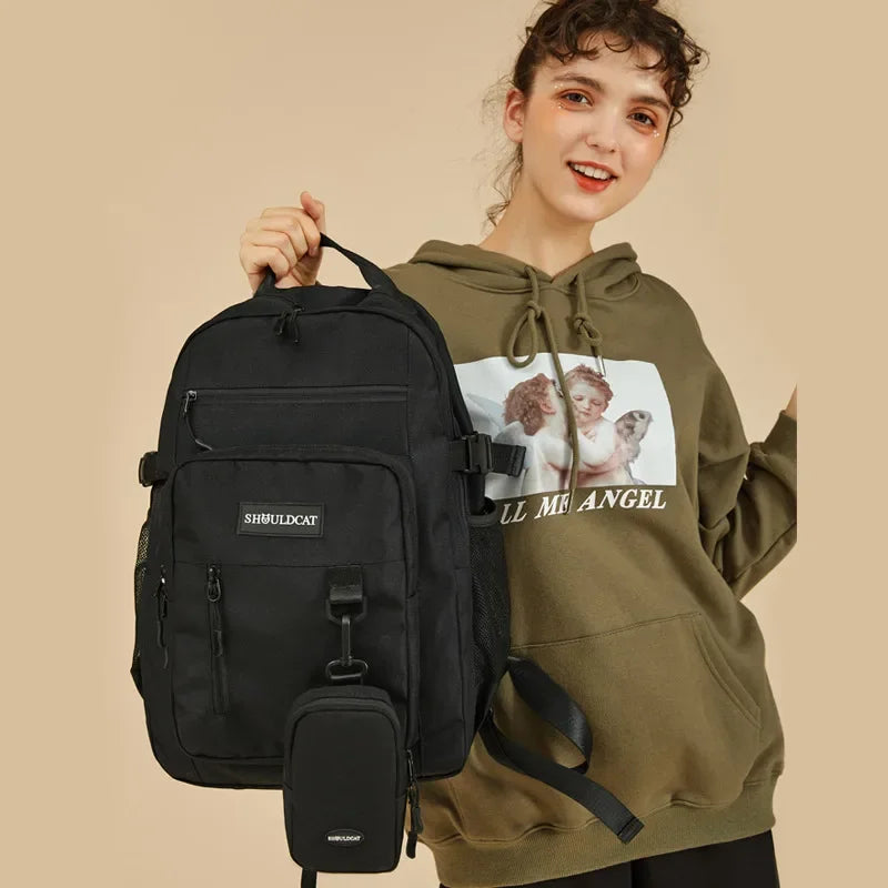 15.6 Inch Multilayer Travel Backpack College Students Schoolbag Women Large Capacity Business Luggage Storage Carry on Backpacks