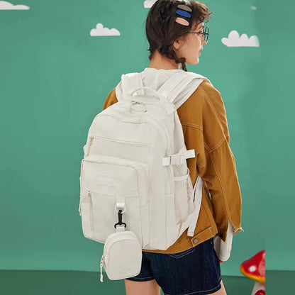 15.6 Inch Multilayer Travel Backpack College Students Schoolbag Women Large Capacity Business Luggage Storage Carry on Backpacks